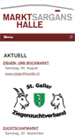 Mobile Screenshot of markthalle-sargans.ch